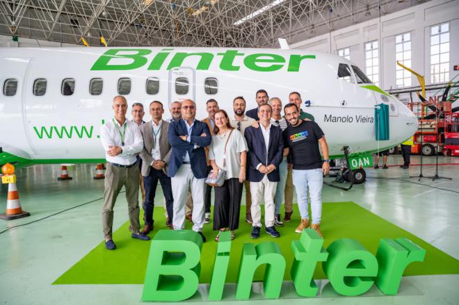 El Binter Manolo Vieira ya vuela por el cielo de Canarias