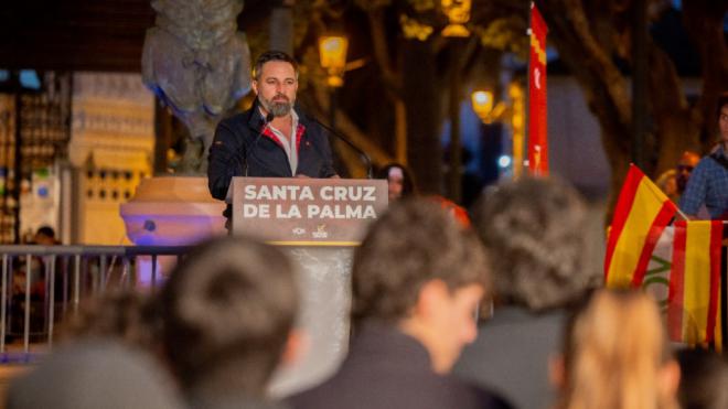 Abascal, en La Palma: “Yo sí voy a hacer oposición a Pedro Sánchez”