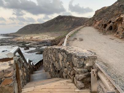 El Ayuntamiento abre el acceso a El Confital tras las tareas de acondicionamiento de este espacio natural