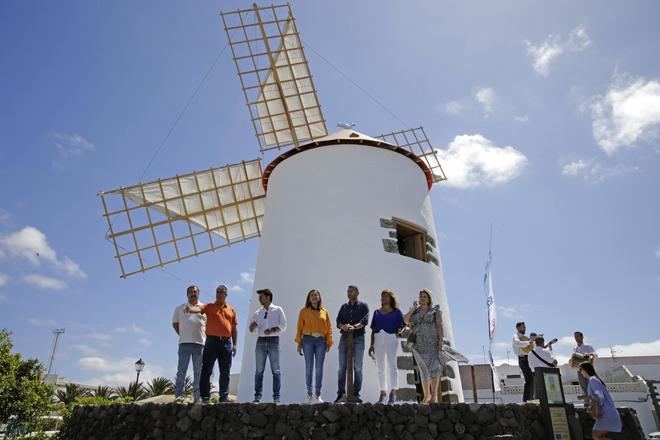 El Cabildo de Lanzarote culmina las obras de restauración del Molino de Viento de Teguise
