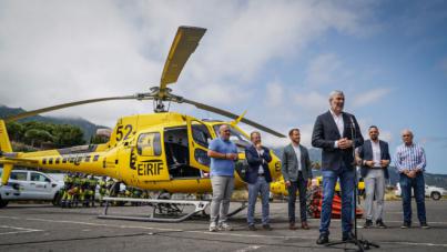 Canarias suma dos helicópteros ligeros Airbus H125 ante incendios forestales