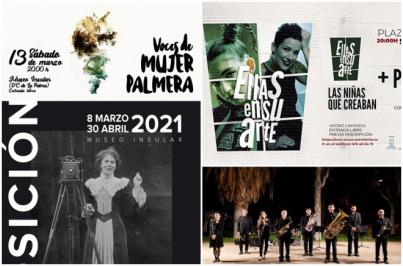 La mujer protagoniza la agenda cultural de marzo del Cabildo de La Palma