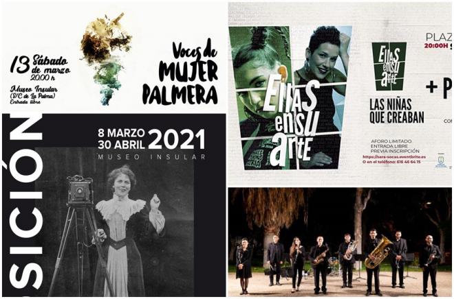 La mujer protagoniza la agenda cultural de marzo del Cabildo de La Palma