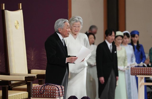 El emperador de Japón renuncia al trono tras 30 años de reinado