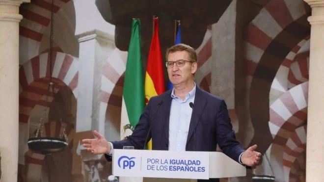 Feijóo: 'El Gobierno caerá por la mentira y la corrupción'