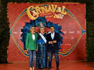 Bri&#769;gida Vega Tejera es la Gran Dama del Carnaval Internacional de Maspalomas 2022