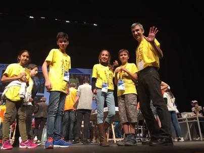 Aldeatrón Robotix, premio a la mejor programación de robot en la final de la First Lego League España