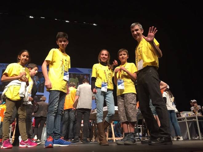 Aldeatrón Robotix, premio a la mejor programación de robot en la final de la First Lego League España