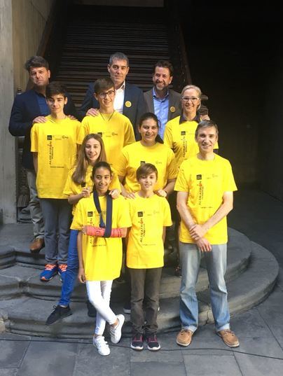 El Cabildo apoya al equipo Aldeatrón Robotix, que participa en el World Festival de Detroit de robótica