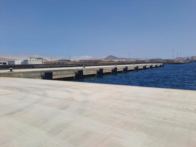 Concluyen los trabajos para la ampliación del Muelle de Naos