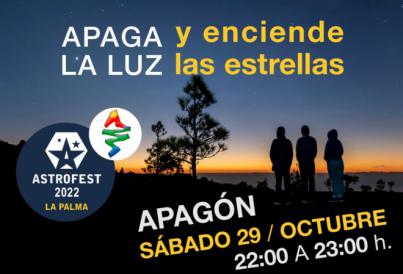 La Palma apaga la luz en 14 lugares emblemáticos de la isla para concienciar sobre la protección del cielo