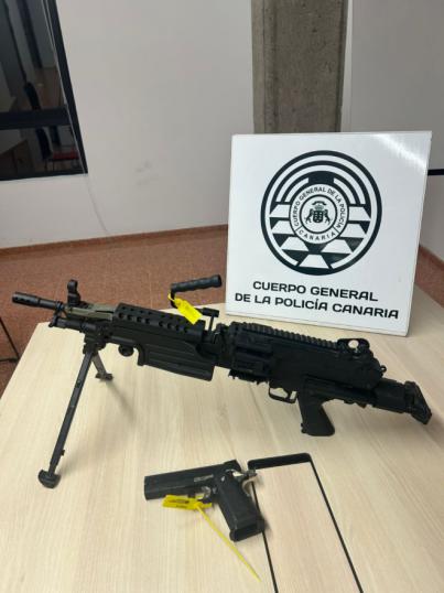 La Policía Autonómica incauta dos armas de aire comprimido