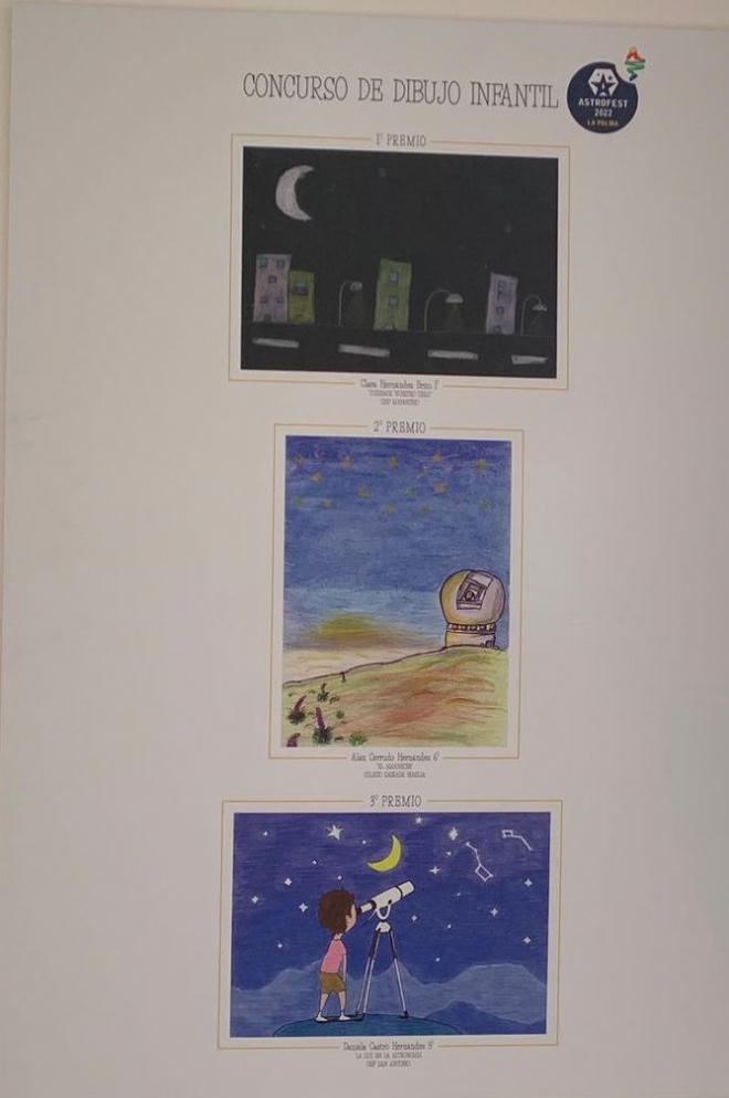 Casi 600 escolares participan en la IV edición del concurso de dibujos de Astrofest La Palma 2022