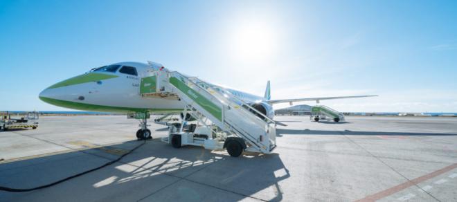 Binter roza los 800.000 pasajeros en Tenerife Sur