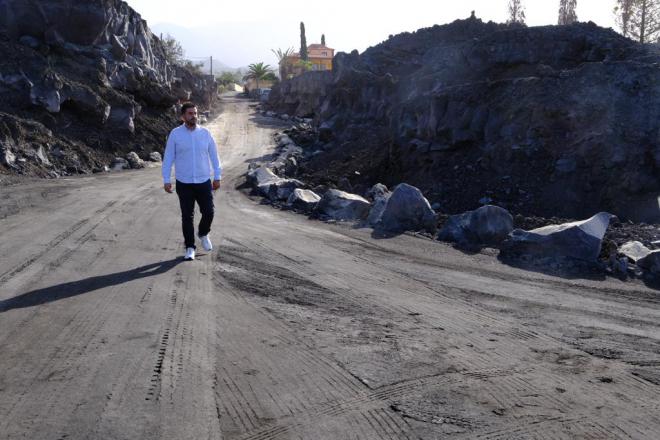 El Cabildo reabre el tramo principal del Camino de Las Norias, que permite el acceso a viviendas aisladas por las coladas