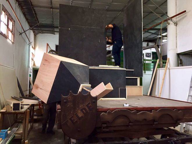 Telde recuerda su tradición molinera en la carreta de la romería de Teror