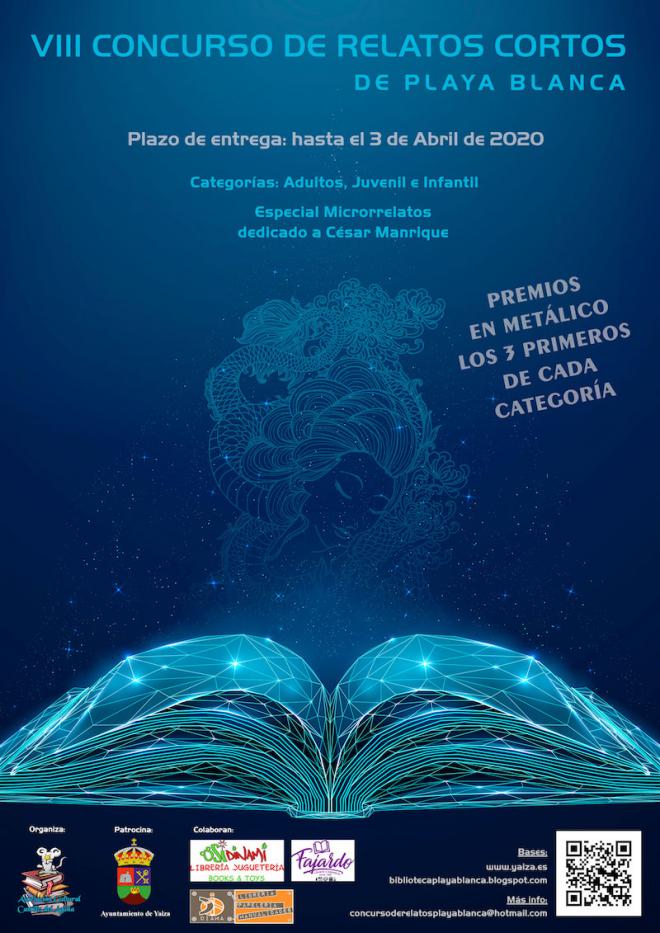 Continúa abierto el plazo para participar en el Concurso de Relatos Cortos de Playa Blanca 2020