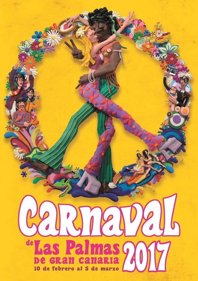 El Carnaval de ‘La eterna primavera’ reinará bajo el lema de “Peace and Love”
