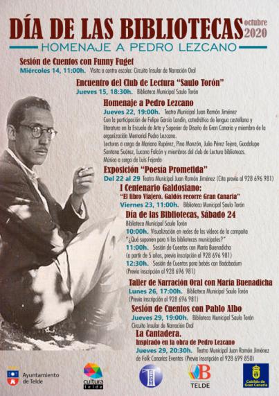 Telde rinde homenaje al poeta Pedro Lezcano