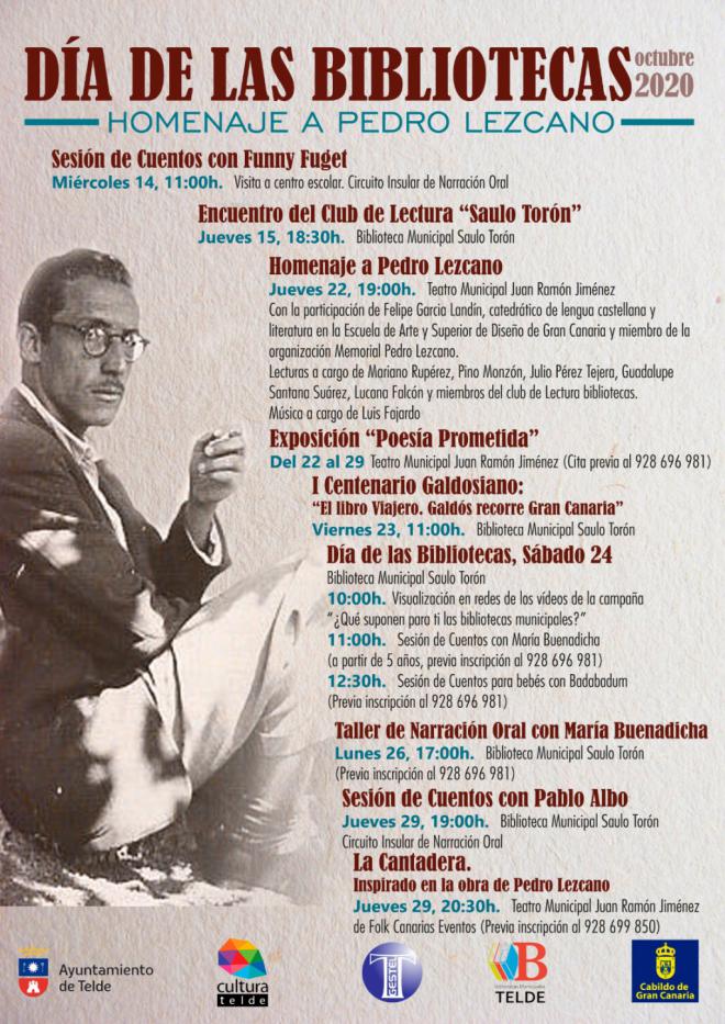 Telde rinde homenaje al poeta Pedro Lezcano