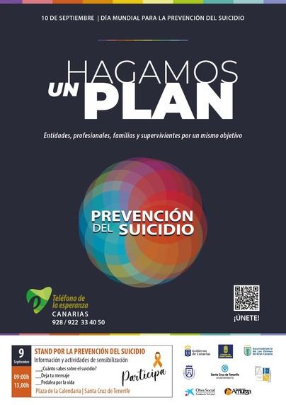 Santa Cruz se implica en los actos del Día Internacional de la Prevención del Suicidio