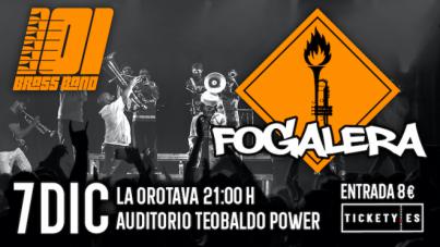 "Fogalera", el nuevo espectáculo de la 101 Brass Band en La Orotava