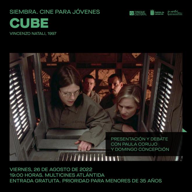 La angustiosa película ‘Cube’ llega en agosto a los Atlántida de la mano de ‘Siembra.Cine para jóvenes’