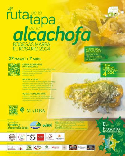 La Semana Santa se degusta en El Rosario con la IV Ruta de la Tapa de la Alcachofa