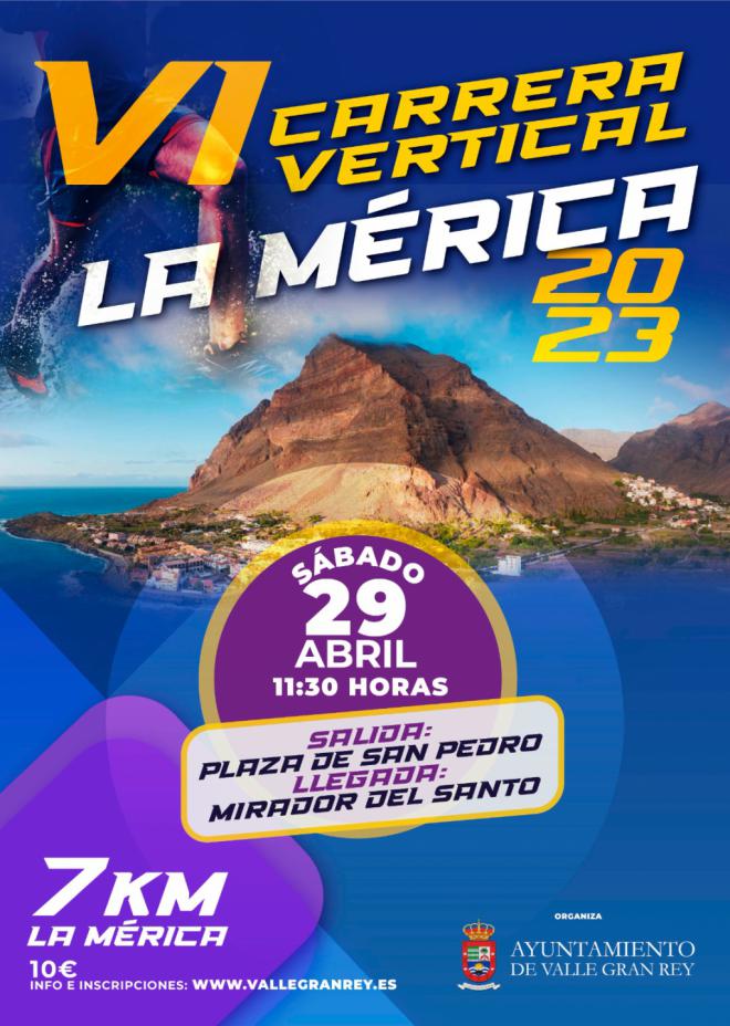 Valle Gran Rey celebrará la VI Carrera Vertical La Mérica el próximo 29 de abril