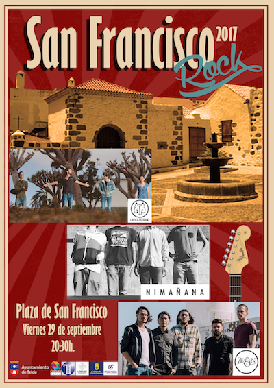 La plaza de San Francisco acoge este viernes el concierto de tres bandas de rock