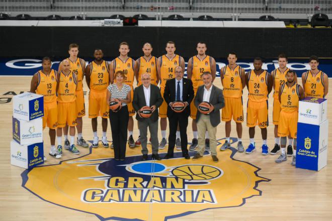 Gran Canaria en la camiseta del Club Baloncesto en la Euroliga llegará a 200 países en directo