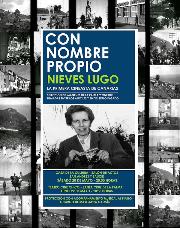 El ciclo ‘Con nombre propio. Imágenes de Canarias’ comienza una nueva serie de proyección de documentales de Nieves Lugo