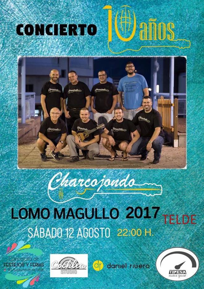 Charcojondo celebra su 10º aniversario con un concierto en la plaza de Lomo Magullo