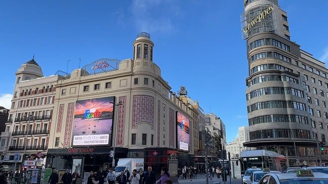 Puerto del Rosario se promociona en la icónica Plaza de Callao de Madrid