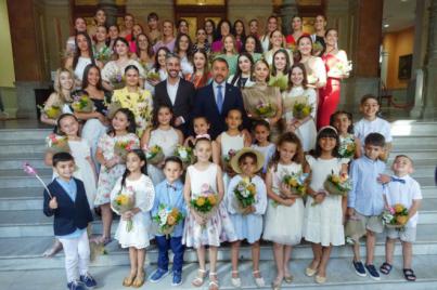 Santa Cruz recibió a candidatas y candidatos de las Fiestas de Mayo
