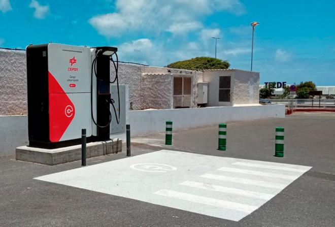 Primer cargador eléctrico ultrarrápido de Cepsa