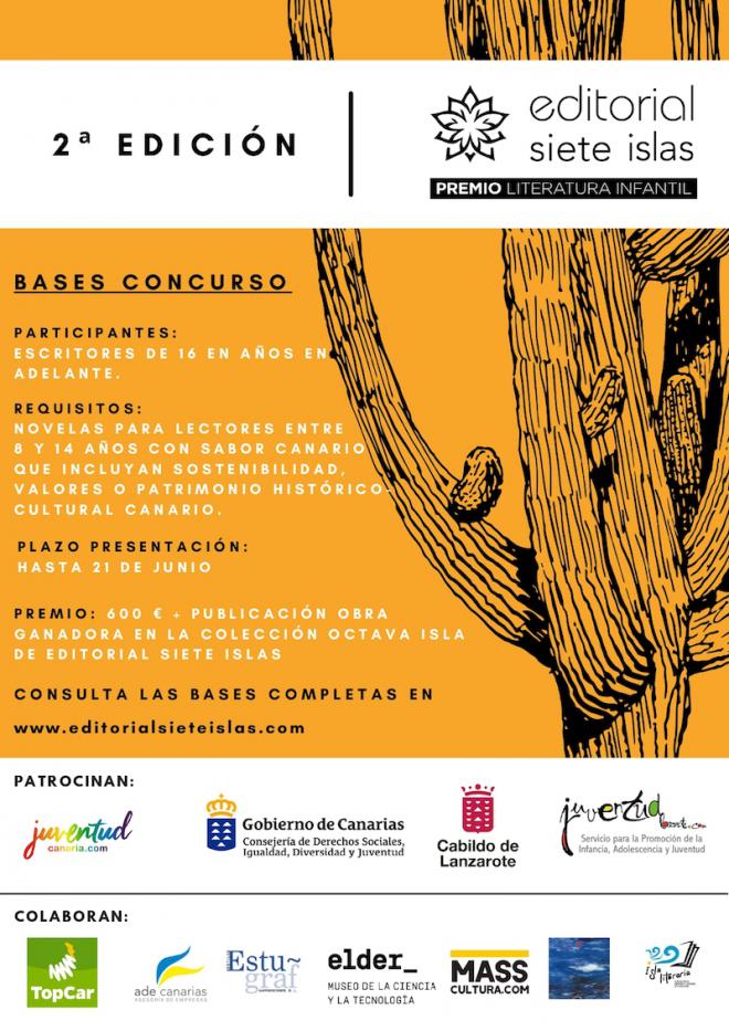 La Editorial siete islas organiza el II Premio de Literatura Infantil de Canarias