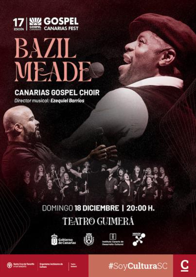 El gospel más auténtico en el Teatro Guimerá con Bazil Meade y Canarias Gospel Choir