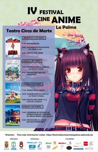 El IV Festival de Cine Anime se consolida en el Teatro Circo de Marte