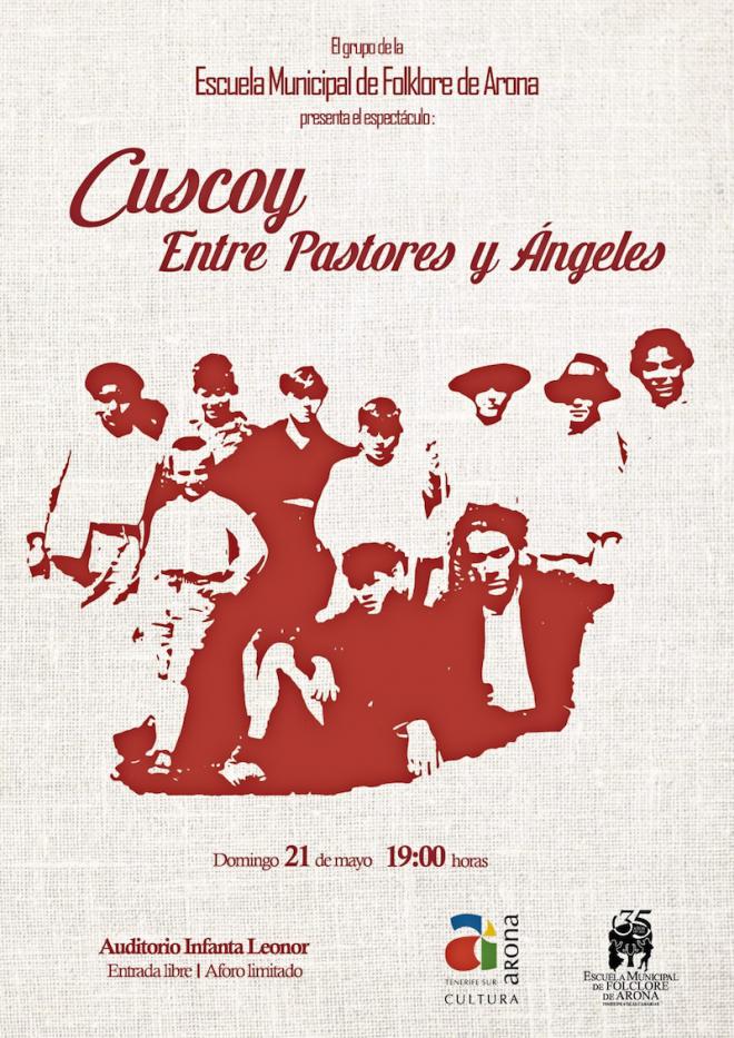 La Escuela Municipal de Folclore de Arona celebra su 35 aniversario con el espectáculo ‘Cuscoy, entre pastores y ángeles’