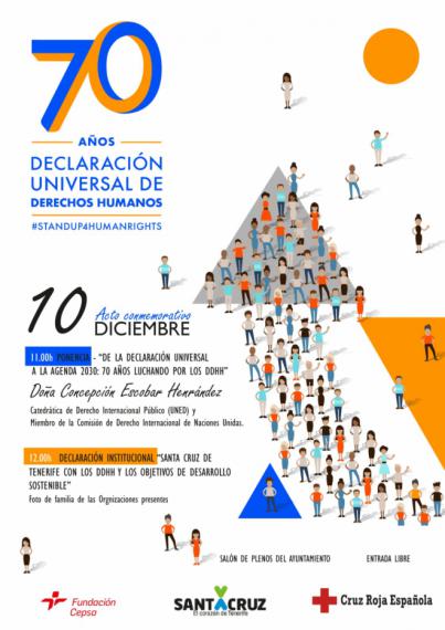 Santa Cruz conmemorará este lunes la Declaración Universal de Derechos Humanos