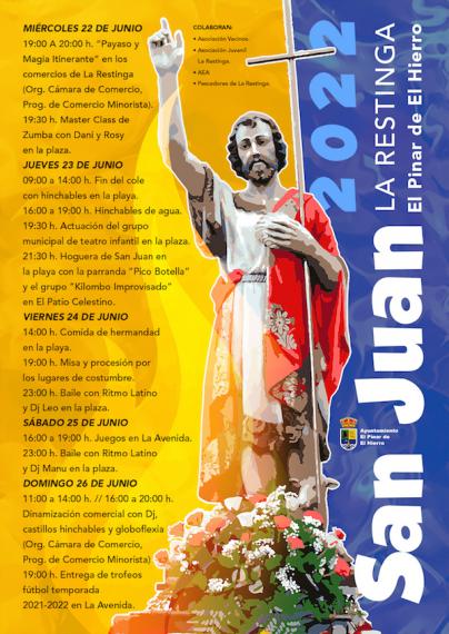 El Pinar celebra las fiestas de San Juan y su tradicional hoguera