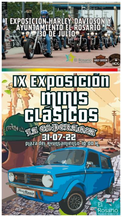 I Concentración de Harleys y la IX Exposición de Minis
