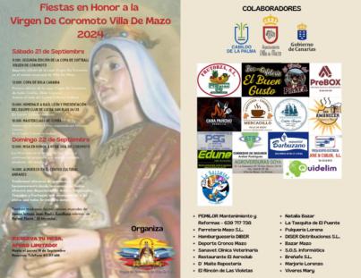 Villa de Mazo se prepara para las Fiestas en Honor a la Virgen de Coromoto 2024