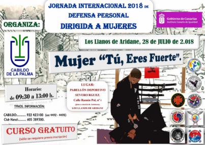 La Palma acogerá una jornada internacional de defensa personal dirigida a mujeres