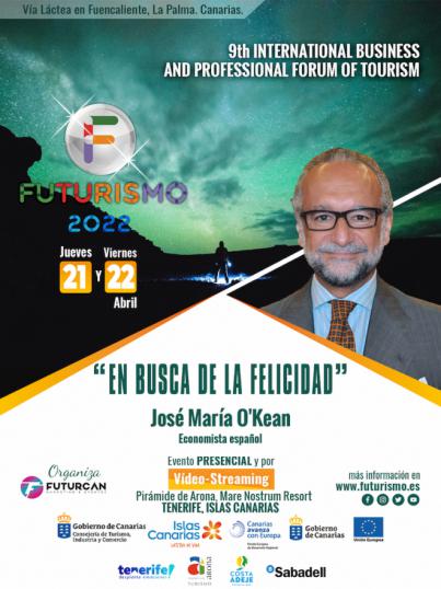 El prestigioso economista José María O’Kean dará el pistoletazo de salida en la novena edición de Futurismo 2022