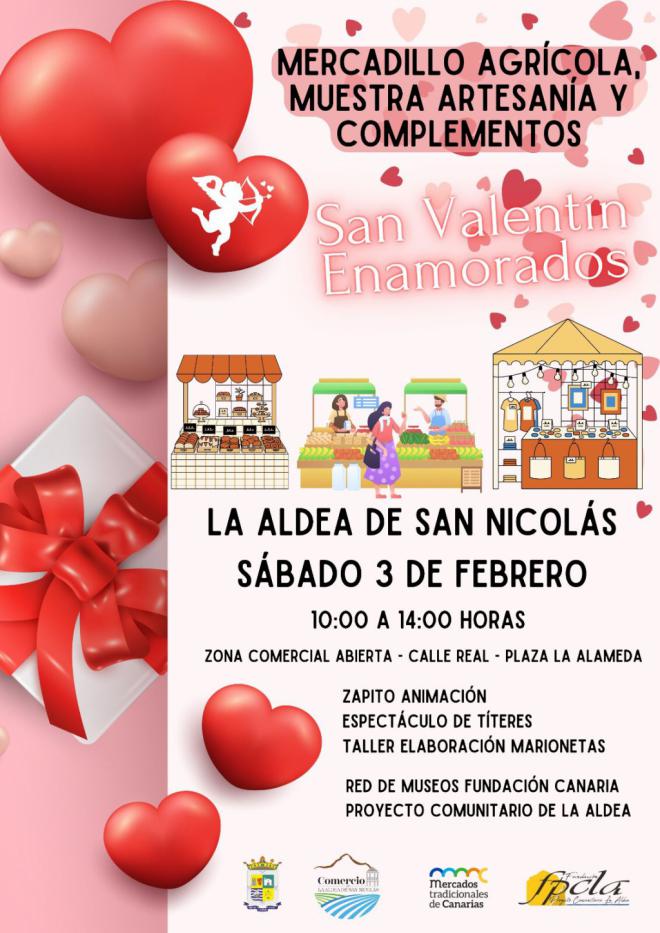 Mercadillo agrícola y la muestra de artesanía y complementos de La Aldea de San Nicolás