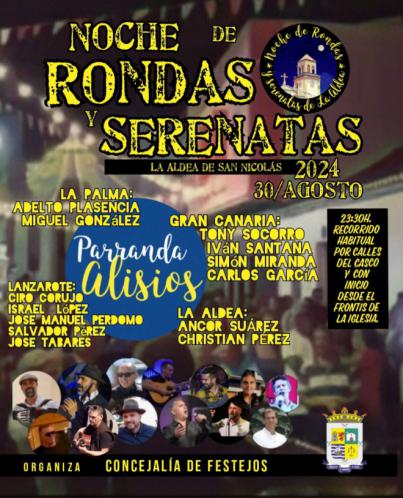 Artistas de Canarias se darán cita en la Noche de Ronda y Serenatas