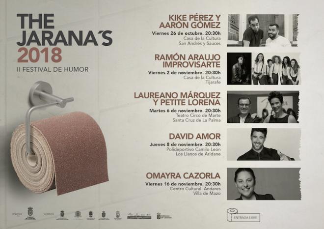 ‘The Jarana’s’ ofrece cinco sesiones gratuitas con humoristas destacados del panorama nacional y regional