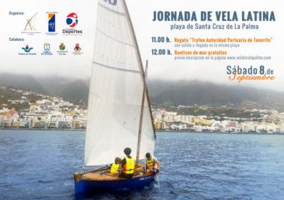 Jornada de vela latina en la playa de Santa Cruz de La Palma